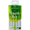 Ecoline Brush Pen Set di 5 penne liquide ad acquerello - Verde Pennarelli sf
