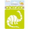 Avenue Mandarine 42449MD - Kit di 6 stencils 15,4x22,3 cm con istruzioni i