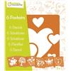 Avenue Mandarine 42640O - Kit di 6 stencils 15,4x22,3 cm con istruzioni i