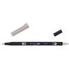 Tombow Dual brush-n79 Pennarello Doppia Punta Pennello colore: grigio