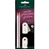 FABER-CASTELL 218482 - Set di scrittura Sparkle due matite durezza B con go