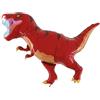 Grabo Palloncino Pallone Dinosauro T-Rex Rosso Foil Mylar Aria Elio Sagomato Festa C
