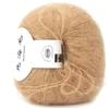 Hztyyier Filato di lana per maglieria Morbido mohair lavorato a maglia Angora lungo f