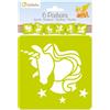 Avenue Mandarine PO006O - Kit di 6 stencils 15,4x22,3 cm con istruzioni i