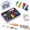 MAGIC SELECT Kit di Sbiecatori Manuali. Bias Tape Maker. Kit di Strumenti per Realizzare N