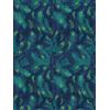 décopatch Decopatch FDA722O - 1 pochette da 20 fogli 30x40 cm Piume di pavone blu m