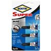 Bostik 10 x Colla adesivo gomma plastica legno anti spreco BOSTIK Super Mini 3 x 1 g.