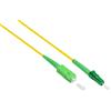 Good Connections OS2 - Cavo in fibra ottica Simplex da maschio LC (APC) a SC (