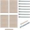 rudis-spareparts Set di riparazione/ricambio adatto per scaffale Ikea KALLAX 4 x 4 viti (