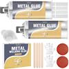 YumCraft Colla Metallo 100ml Stucco per Metallo Bicomponente per Metalli Metallos Liq