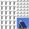 XSHAO® 24 Pezzi Viti Testa a Martello M8x20 Bullone a T in Acciaio In