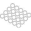 QUARKZMAN Nitrile Gomma O-Ring 27mm x 25mm x 1mm Guarnizioni di Tenuta Anelli