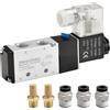 Heschen Elettrovalvola pneumatica elettrica 4V210-08 220VAC PT1/4 5 vie 2