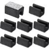 PATIKIL 10mm Copertura Piedini Sedia Rettangolare con Cuscinetto Feltro 8pz S