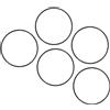 QUARKZMAN Nitrile Gomma O-Ring 140mm x 130mm x 5mm Guarnizioni di Tenuta A