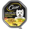 Cesar Scelta Dello Chef Cibo Umido per Cane con Pollo alla Griglia,Riso I