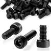 SWTYExt 60 Pezzi Viti M3 Bulloni Vite a Testa a Esagonale M3x8 mm Acciaio C