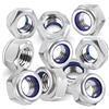 JALEVID Dadi M8 in acciaio inox 30 dadi autobloccanti M8 A2 304 dado esagonale metr