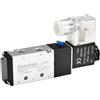 Heschen Elettrovalvola pneumatica 4V210-06 12VDC PT1/8 5 vie 2 posizioni s