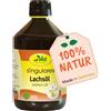 cdVet Olio di Salmone Puro al 100% Singolare 500 ml per Animali - Fonte Omega-3 per