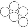 QUARKZMAN Nitrile Gomma O-Ring 110mm x 100mm x 5mm Guarnizioni di Tenuta A