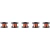 Keenso Filo di rame smaltato 5 pezzi filo di rame smaltato 0,1 mm filo di rame sm