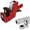 PREZZATRICE ETICHETTATRICE EURO + 11 ROTOLI ETICHETTE PREZZI + RICAMBIO Tampone