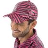 Chaks - Cappellino con paillettes effetto tigre, cappellino glitterato | Cappellino con stampa animalier e paillettes, accessorio da donna e da uomo, costume per feste a tema e outfit da festival