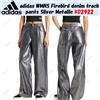 Adidas Pantaloni da pista adidas WMNS Firebird denim argento metallizzato KD2922...