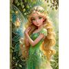 QENSPE Fata Diamond Painting 5D Diamond Painting Kit Completo Farfalla Di