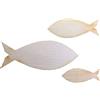 Petra's Bastel News A-KFH3560 Pesciolini in Legno di 3 Misure Diverse 60 Pe