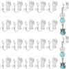 PH PandaHall 50PCS Componenti Orecchini in Ottone Clip-on per Orecchie Non F