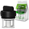 ONIX TECH Filtro Lavatrice con Codice Originale 00614351 614351 per Bosch per Siemens i