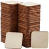 DELORIGIN 200 Tavole in Legno Naturale 3x3 cm - Dischi Vuoti per Fai Da Te De