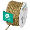 Halbach Seidenbänder Premium Gold Larghezza: 4 mm Lunghezza: 25 m Cor