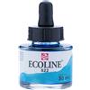 Ecoline Liquid Watercolour Bottle 30 ml Blu Turchese 522 (11255221)