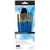 Daler Rowney Daler-Rowney - Pennelli per acquerello setole sintetiche morbide manico cor