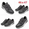 jom Scarpe Uomo DA GINNASTICA SNEAKERS strappo SPORTIVE 46 47 Nero