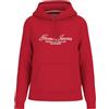 Guess Jeans Guess felpa rossa con cappuccio GJ felpa ricamo Guess Jeans W5YQ13 K68I4 G585