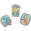 Grupo Erik: Set 3 Toppe Termoadesive Snoopy Peanuts - Patch Personalizzate p