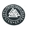 Patch Nation Valknut Knoten der Erschlagenen Wikinger Viking PVC Airsoft P