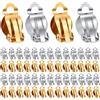 WKRTDY 50 pcs Clip per Orecchini Vassoio Rotondo Componenti del Cerchio per