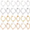 PH PandaHall Convertitori per Orecchini A Clip 20 Paio In Ottone A 4 Colori c