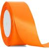 TONIFUL Nastro di raso arancione largo 4 cm x 22 m per matrimoni auto sedi