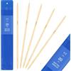Aeeque Set di 5 ferri da maglia in legno da 4,5 mm per cappelli calze scia