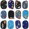 JUGNAW Toppe Termoadesive Bambini Set di 12 Toppa per Pantaloni Giubbotti Facili da