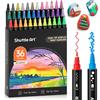 Shuttle Art 36 colori pennarelli acrilici a doppia punta punta a punti e pu