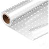 YSTrillion Involucro di Cellophane,1Roll Rotolo di Bianco dot Cellophane T