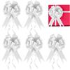 Prmape 30 fiocchi da regalo colore bianco per matrimonio auto nastro decor