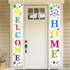 KOLIPHY Welcome Home Deco Bianco Benvenuto a Casa Porta Striscione De